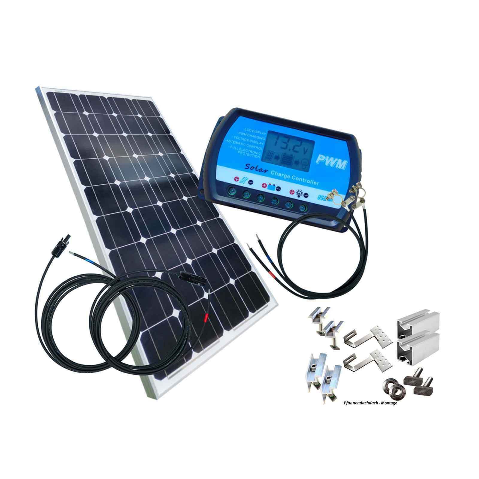 Aceflex Inselanlage – Basis Solar Set 100 Watt mit