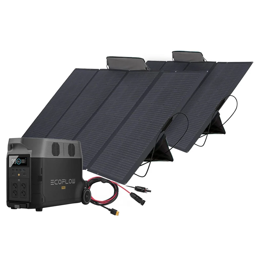 Offgridtec SparBundle Ecoflow Delta Pro Powerstation 3,6kWh und 2 x 400W  Ecoflow Solarpanel 